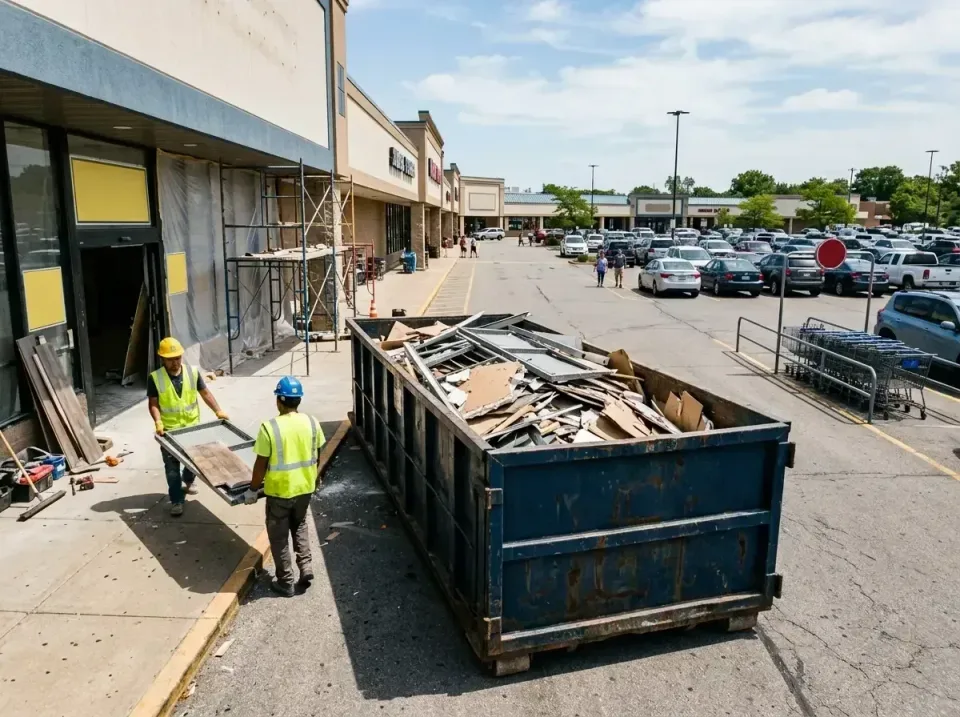 retail-store-renovation-debris-003 — frequently asked questions, Roll-off Dumpster Rentals in Lutherville, MD